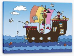 Pirates Stretched Canvas 61244463