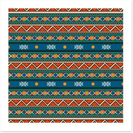 African Art Print 61495290