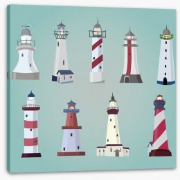Lighthouse love Stretched Canvas 61502123