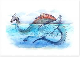 Dragons Art Print 61507539