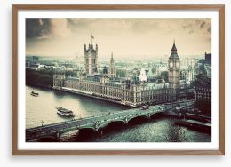 Vintage views of London Framed Art Print 61554764