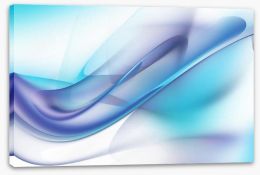 Cool blue swirl Stretched Canvas 61562081