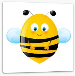 Happy honey bee