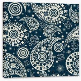 Paisley Stretched Canvas 61693088