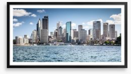 Sydney skyline Framed Art Print 61779534