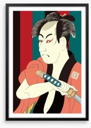Kabuki katana Framed Art Print 61794723