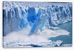 Glacier collapse Stretched Canvas 6179695