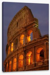 The Colosseum by night Stretched Canvas 61799489