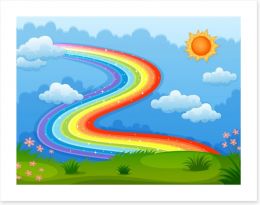 Rainbows Art Print 61843437