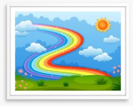 Rainbows Framed Art Print 61843437