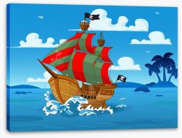 Pirates Stretched Canvas 61969963