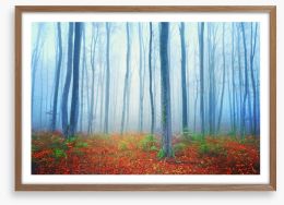 Autumn fairytale forest Framed Art Print 61996892