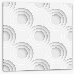 White on White Stretched Canvas 62046163