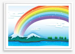 Rainbows Framed Art Print 62075138