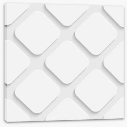 White on White Stretched Canvas 62113947