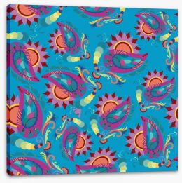 Paisley Stretched Canvas 62120582