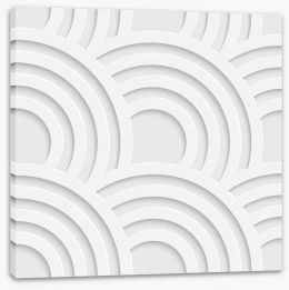 White on White Stretched Canvas 62158520