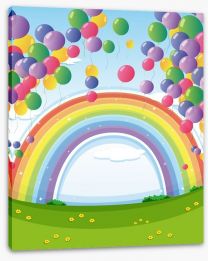 Rainbows Stretched Canvas 62324046
