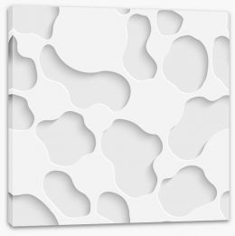 White on White Stretched Canvas 62354724