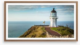Cape Reinga lighthouse Framed Art Print 62454731