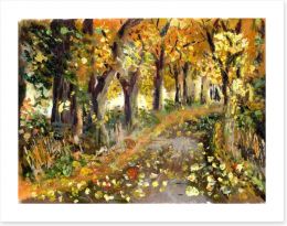 The Autumn path Art Print 62474539