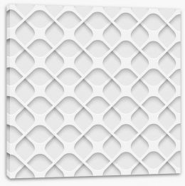 White on White Stretched Canvas 62475727