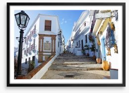 Rue de Frigiliana in Andalusia Framed Art Print 62478870
