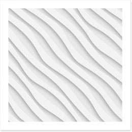 White on White Art Print 62513823