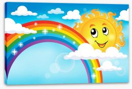 Rainbows Stretched Canvas 62522044
