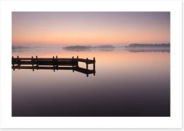 Tranquil dawn jetty Art Print 62523970