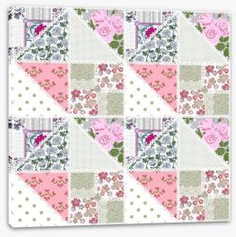 Patchwork Stretched Canvas 62538950