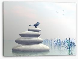 Bird of peace Stretched Canvas 62585050