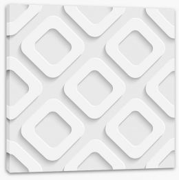 White on White Stretched Canvas 62714738