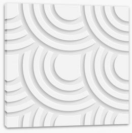 White on White Stretched Canvas 62714741