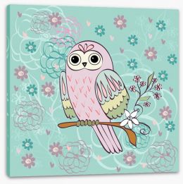 Pretty little owl Stretched Canvas 62718336