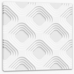 White on White Stretched Canvas 62763287