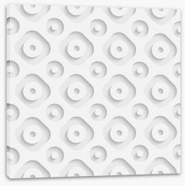 White on White Stretched Canvas 62763292