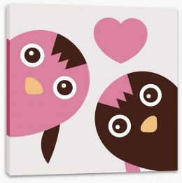 Owls Stretched Canvas 62801786
