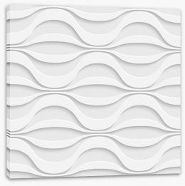White on White Stretched Canvas 62805842