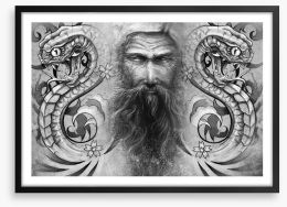 Dragons Framed Art Print 62920863