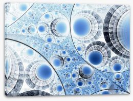 Kaleidoscope blues Stretched Canvas 62949153
