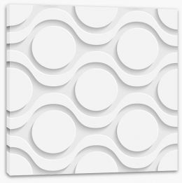 White on White Stretched Canvas 63001020