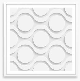 White on White Framed Art Print 63001020