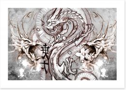 Dragons Art Print 63149829