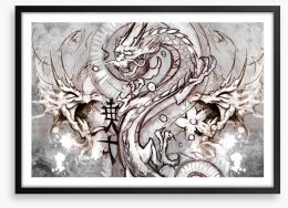 Dragons Framed Art Print 63149829