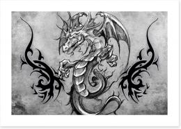 Dragons Art Print 63149907