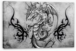 Dragons Stretched Canvas 63149907