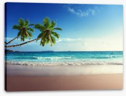 Coconut beach Stretched Canvas 63176570
