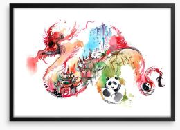 Chinese dragon Framed Art Print 63336667