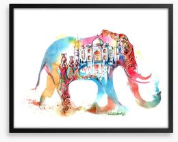 Indian elephant Framed Art Print 63336891